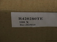 Houten handgrepen t.b.v. uitvaartkist | type r420280te - 4 dozen á 100 stuks - afbeelding 3 van  3