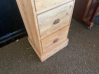 Houten hoge ladekast - afbeelding 4 van  5