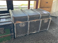 Houten hutkoffer - afbeelding 1 van  5