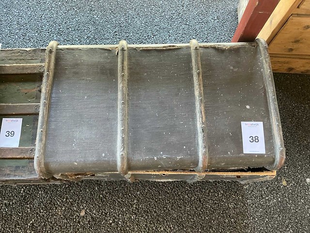 Houten hutkoffer - afbeelding 2 van  5