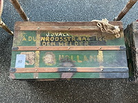Houten hutkoffer - afbeelding 2 van  6