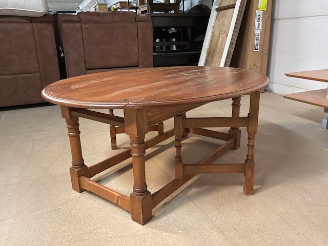 Houten inklapbare salontafel - afbeelding 5 van  8