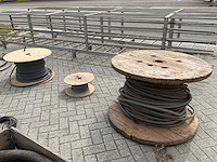 Houten kabelhaspel (3x) - afbeelding 1 van  8