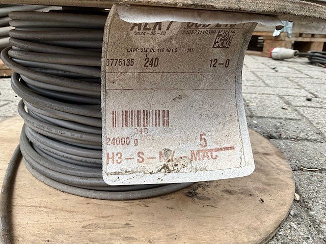 Houten kabelhaspel (3x) - afbeelding 6 van  8