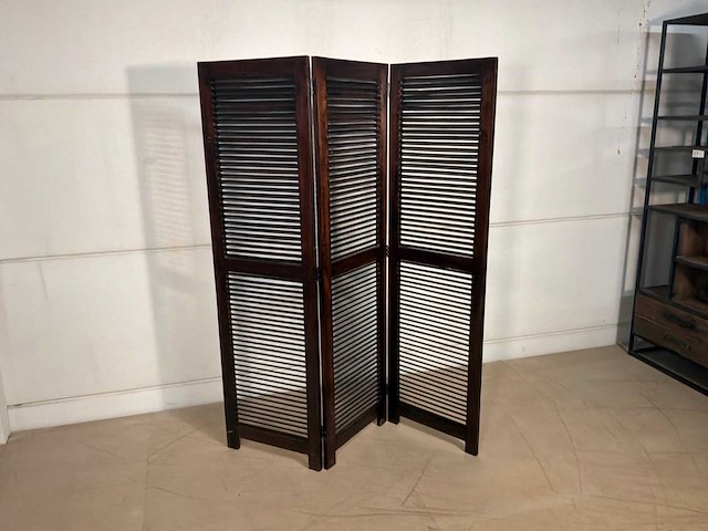 Houten kamerscherm - afbeelding 3 van  7