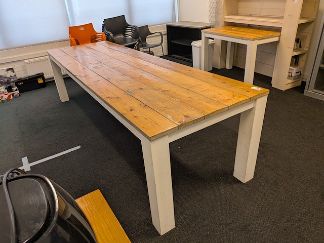 Houten kantinetafel - afbeelding 2 van  7