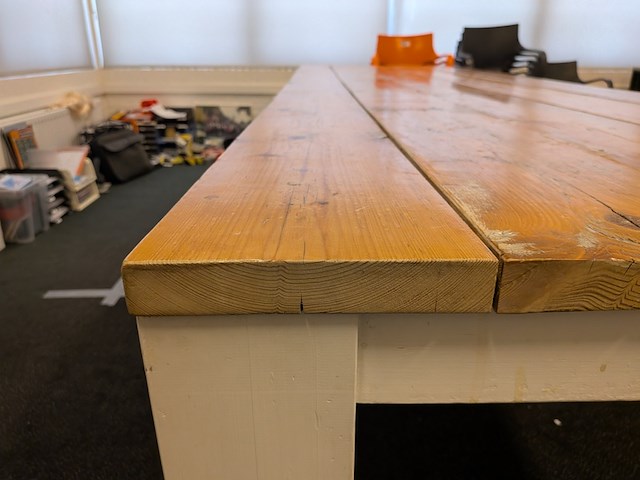 Houten kantinetafel - afbeelding 3 van  7