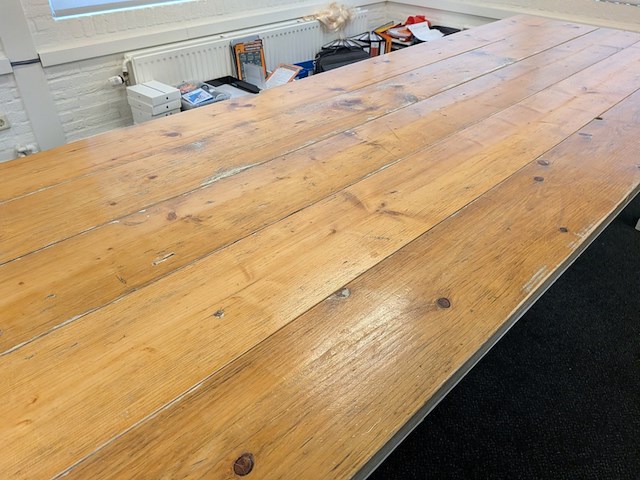 Houten kantinetafel - afbeelding 4 van  7