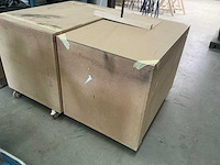 Houten kar (2x) - afbeelding 2 van  3