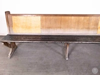 Houten kerkbank - afbeelding 4 van  7
