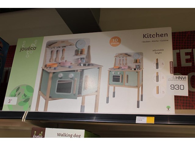 Houten keuken met accessoires joueco. - afbeelding 1 van  2