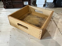 Houten kist (30x30 cm) (10x) - afbeelding 1 van  2