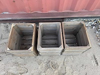 Houten kist (3x) - afbeelding 3 van  3