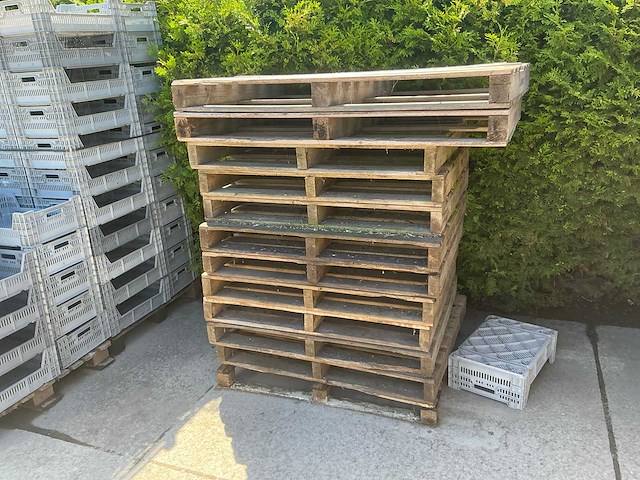 Houten kist en pallet (26x) - afbeelding 2 van  5