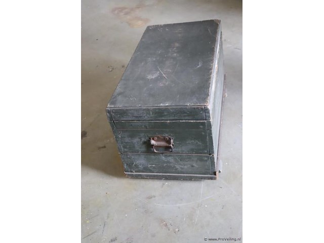 Houten kist - afbeelding 2 van  3