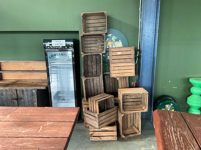 Houten kisten (16x) - afbeelding 1 van  5