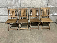 Houten klapstoel (12x) - afbeelding 2 van  6