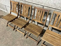 Houten klapstoel (12x) - afbeelding 3 van  6