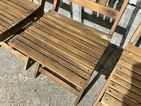 Houten klapstoel (12x) - afbeelding 4 van  6