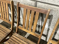 Houten klapstoel (12x) - afbeelding 5 van  6