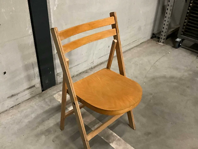 Houten klapstoel (46x) - afbeelding 4 van  6