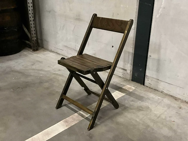 Houten klapstoel (76x) - afbeelding 1 van  7