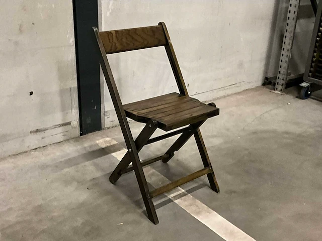 Houten klapstoel (76x) - afbeelding 2 van  7
