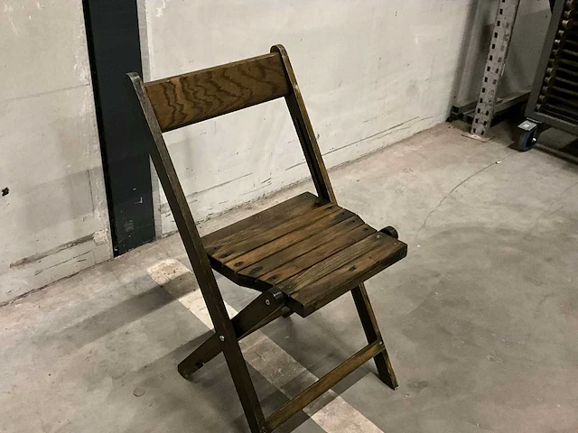 Houten klapstoel (76x) - afbeelding 4 van  7