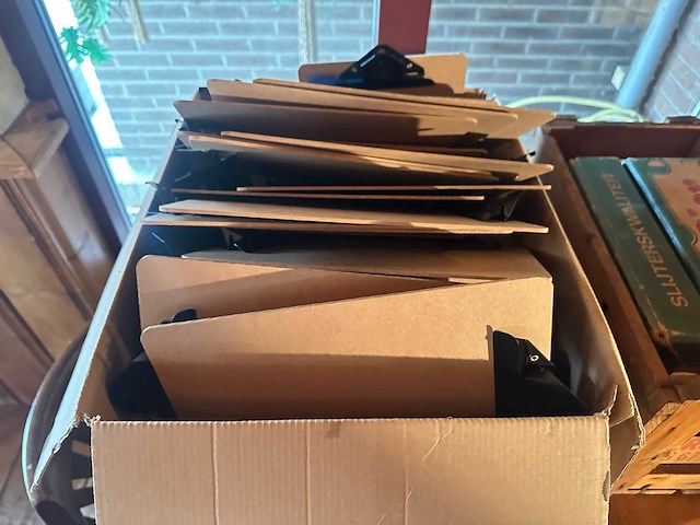 Houten klembord met metalen clip (35x) - afbeelding 3 van  3