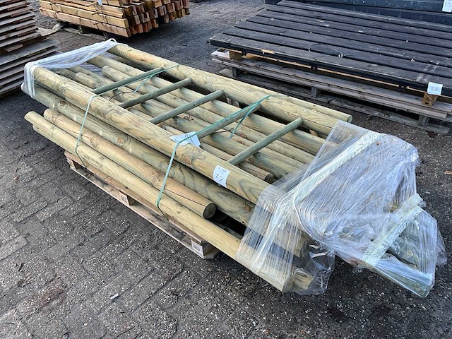 Houten klimrek onderdelen - afbeelding 1 van  3