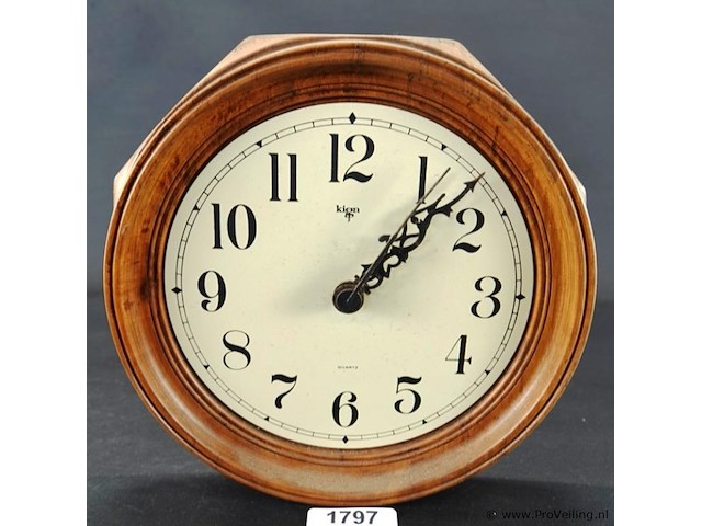 Houten klok - afbeelding 1 van  5