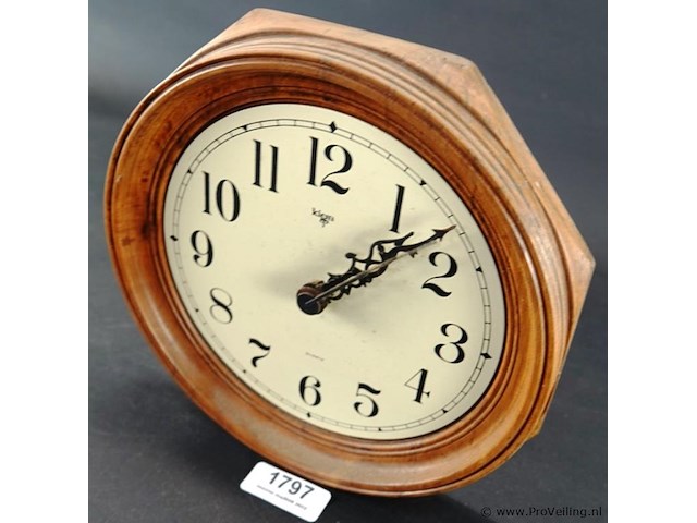 Houten klok - afbeelding 2 van  5