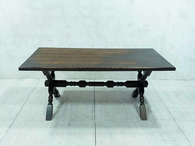 Houten kloostertafel - afbeelding 2 van  5