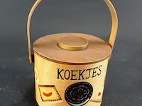 Houten koekjes doos - afbeelding 1 van  7