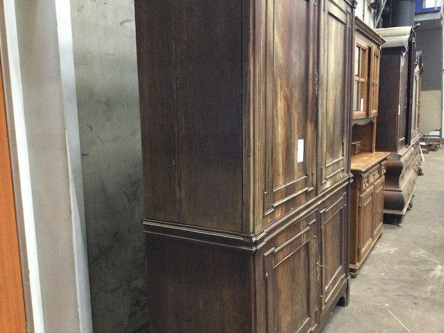 Houten koloniale kast - afbeelding 4 van  4