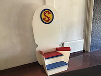 Houten konings/sinterklaas troon - afbeelding 2 van  4