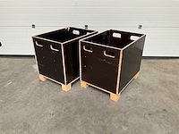 Houten krat (2x) - afbeelding 1 van  3