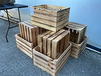 Houten krat (9x) - afbeelding 2 van  5