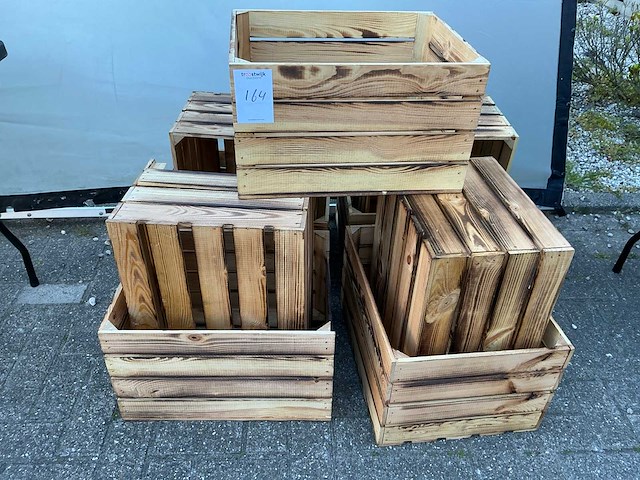 Houten krat (9x) - afbeelding 3 van  5