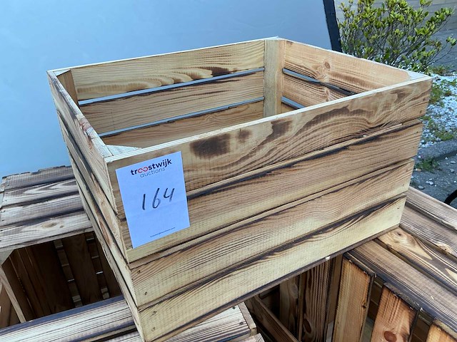 Houten krat (9x) - afbeelding 4 van  5
