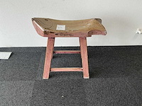 Houten kruk - afbeelding 1 van  2