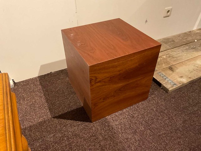 Houten kubus (2x) - afbeelding 1 van  5
