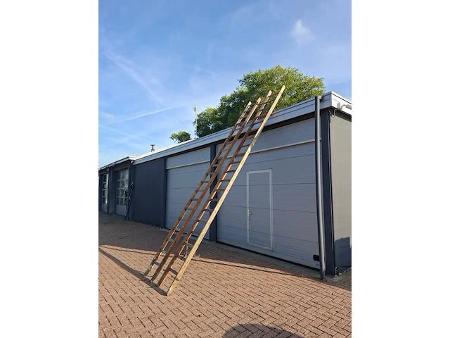 Houten ladder, 2x20 - afbeelding 1 van  6