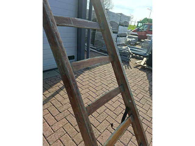 Houten ladder, 2x20 - afbeelding 5 van  6