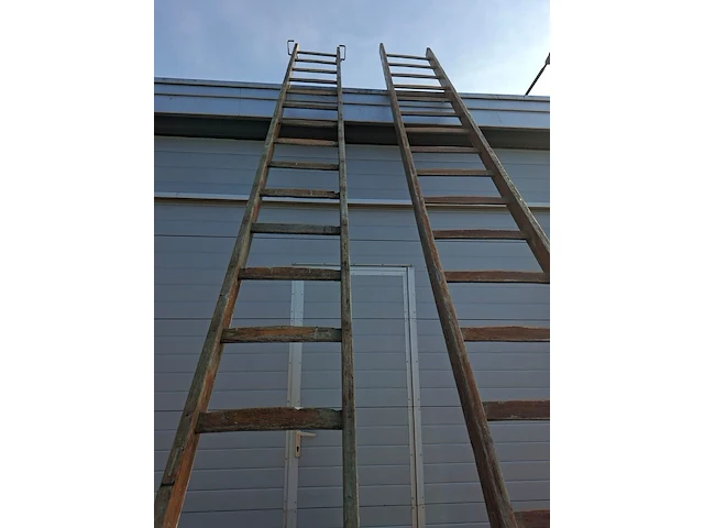 Houten ladder, 2x20 - afbeelding 6 van  6