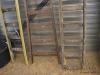 Houten ladders - 3 stuks - afbeelding 3 van  8