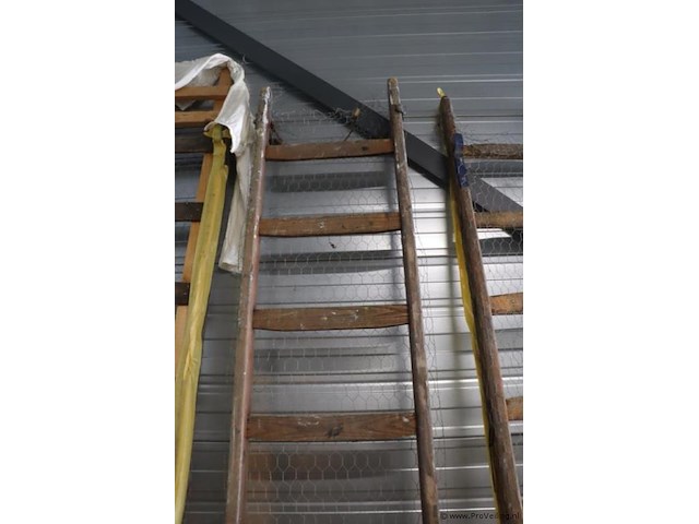 Houten ladders - 3 stuks - afbeelding 4 van  8