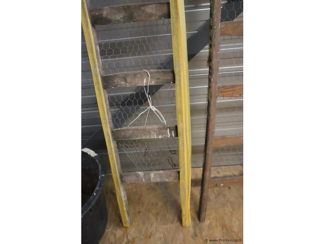 Houten ladders - 3 stuks - afbeelding 5 van  8
