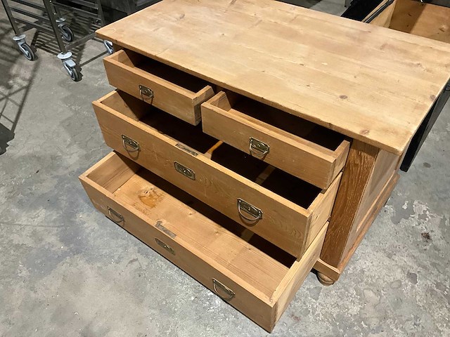 Houten ladekast - afbeelding 3 van  3