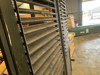 Houten lamellenscherm zwart gespoten - 224x90 cm (2x) - afbeelding 6 van  8